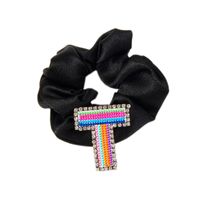Women's Simple Style Letter Embroidery Rhinestone Hair Tie sku image 15