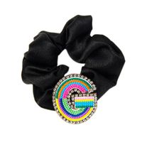 Women's Simple Style Letter Embroidery Rhinestone Hair Tie sku image 6