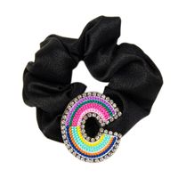 Women's Simple Style Letter Embroidery Rhinestone Hair Tie sku image 3