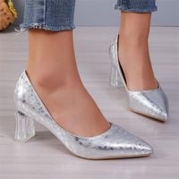 Women's Casual Solid Color Point Toe Pumps sku image 1