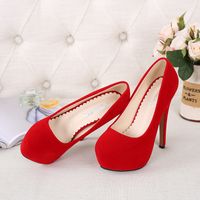 Women's Casual Solid Color Round Toe Pumps sku image 6