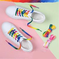 Bloque De Color Accesorios Para Zapatos Tela Comodidad Todas Las Temporadas Cordon De Zapato main image 1