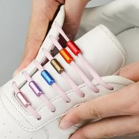 Solid Color Shoe Accessories Cloth Aluminium Alloy Comfort All Seasons Shoelace main image 4