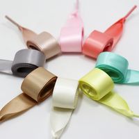 Solid Color Shoe Accessories Satin Comfort All Seasons Shoelace main image 6