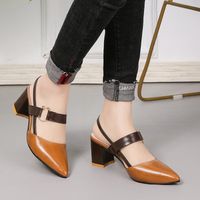 Women's Casual Color Block Point Toe Casual Sandals main image 3