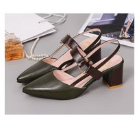 Women's Casual Color Block Point Toe Casual Sandals sku image 9