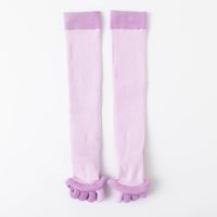 Femmes Style Simple Bloc De Couleur Coton Crew Socks Une Paire sku image 5