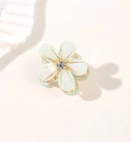 Women's Sweet Flower Arylic Alloy Plating Hair Clip sku image 2