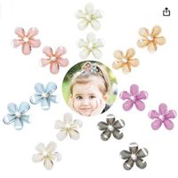 Women's Sweet Flower Arylic Alloy Plating Hair Clip sku image 15