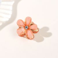Women's Sweet Flower Arylic Alloy Plating Hair Clip sku image 7