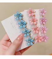 Women's Sweet Flower Arylic Alloy Plating Hair Clip main image 3