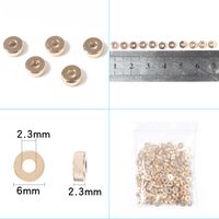 100 Pcs/package Simple Style Geometric Ccb Plating Jewelry Accessories main image 2