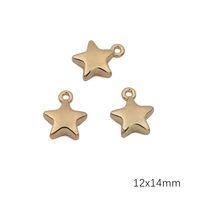 20 Pcs/package Simple Style Star Heart Shape Shell Bbc Jewelry Accessories sku image 19