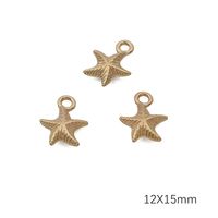 20 Pcs/package Simple Style Star Heart Shape Shell Bbc Jewelry Accessories sku image 1