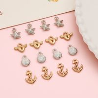 20 Pcs/package Simple Style Star Heart Shape Shell Bbc Jewelry Accessories main image 4