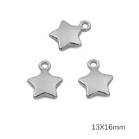 20 Pcs/package Simple Style Star Heart Shape Shell Bbc Jewelry Accessories sku image 28