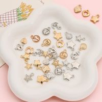 20 Pcs/package Simple Style Star Heart Shape Shell Bbc Jewelry Accessories main image 2