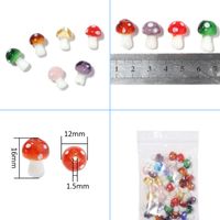 10 PCS/Package 16 * 11mm Glass Mushroom Beads main image 2