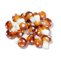 10 PCS/Package 16 * 11mm Glass Mushroom Beads sku image 1