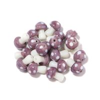 10 PCS/Package 16 * 11mm Glass Mushroom Beads sku image 7
