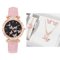 Casual Butterfly Buckle Quartz Women's Watches sku image 15