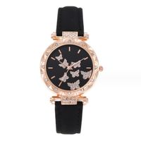 Casual Butterfly Buckle Quartz Women's Watches sku image 6