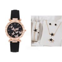 Casual Butterfly Buckle Quartz Women's Watches sku image 17