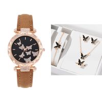 Casual Butterfly Buckle Quartz Women's Watches sku image 11