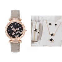 Casual Butterfly Buckle Quartz Women's Watches sku image 22