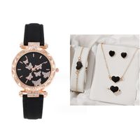 Casual Butterfly Buckle Quartz Women's Watches sku image 26