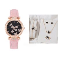 Casual Butterfly Buckle Quartz Women's Watches sku image 24