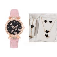 Casual Butterfly Buckle Quartz Women's Watches sku image 32