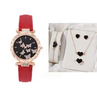 Casual Butterfly Buckle Quartz Women's Watches sku image 27
