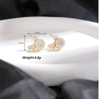 1 Pair Elegant Glam Animal Plating Inlay Stainless Steel Zircon 18k Gold Plated Ear Studs main image 2