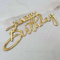 Birthday Letter Plastic Birthday Decorative Props sku image 2