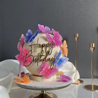 Birthday Letter Plastic Birthday Decorative Props sku image 4