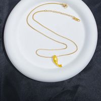 Chinoiserie Fish Stainless Steel Plating 18k Gold Plated Pendant Necklace main image 4