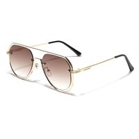 Ig Style Simple Style Solid Color Ac Toad Glasses Full Frame Men's Sunglasses main image 3