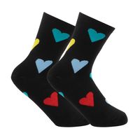 Women's Casual Color Block Cotton Polyester Crew Socks A Pair main image 6