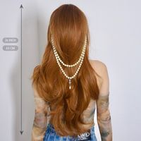 Women's Sexy Formal Sweet Gold Casual Holiday Carnival Chemical Fiber Bangs Long Curly Hair Wig Net main image 9