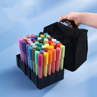 1 Set Color Block Learning School Plastic Cartoon Style Simple Style Marker Pen sku image 4