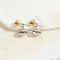 1 Pair Vintage Style Simple Style Commute Irregular Plating Inlay Artificial Pearl Copper Zircon 14k Gold Plated Drop Earrings sku image 3