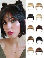 Mujeres Lindo Formal Dulce Casual Fiesta Fin De Semana Fibra Química Bangs Pelo Liso Pelucas main image 1