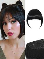 Women's Cute Formal Sweet Casual Holiday Weekend Chemical Fiber Bangs Straight Hair Wigs sku image 8