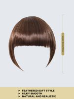 Mujeres Lindo Formal Dulce Casual Fiesta Fin De Semana Fibra Química Bangs Pelo Liso Pelucas main image 4