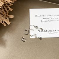 6 Pieces Nose Rings & Studs Simple Style Geometric 304 Stainless Steel main image 3