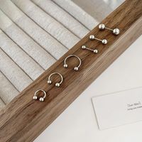 6 Pieces Nose Rings & Studs Simple Style Geometric 304 Stainless Steel main image 1