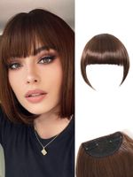 Women's Cute Formal Sweet Casual Holiday Weekend Chemical Fiber Bangs Straight Hair Wigs sku image 5