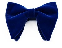 Elegant Solid Color Bow Knot Velvet Men's Tie sku image 5