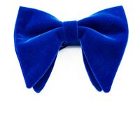 Elegant Solid Color Bow Knot Velvet Men's Tie sku image 6